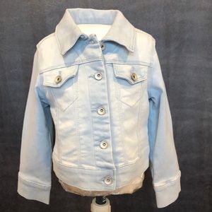 Squeeze girls light denim jacket size 4/5